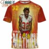 Tyrann Matheu x Kansas City Chiefs Retro Fullprinted T-Shirt, Chiefs Gifts for Fans