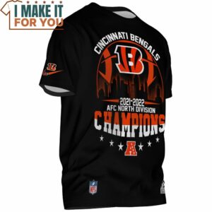 Cincinnati Bengals 2021 2022 AFC North Division Champions T Shirt 2