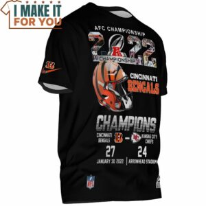 Cincinnati Bengals 2022 Champions 27 24 Kansas City Chiefs T Shirt 2