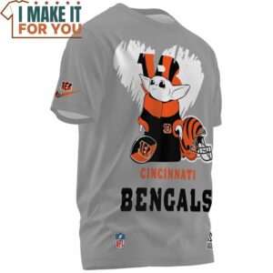 Cincinnati Bengals Baby Yoda True Fan T Shirt 2