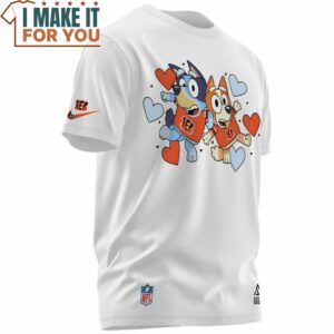 Cincinnati Bengals Bluey Family True Fan T Shirt 3