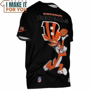 Cincinnati Bengals Bugs Bunny Football T Shirt 3
