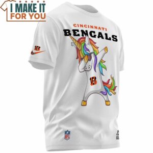 Cincinnati Bengals Dabbing Unicorn T Shirt 3