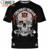 Cincinnati Bengals Harley Davidson Skull T-Shirt, Gift Ideas For Bengals Fan