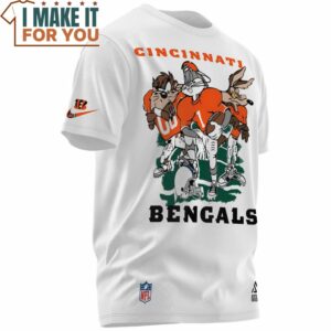 Cincinnati Bengals Looney Tunes Football Team T Shirt 3