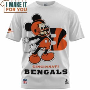 Cincinnati Bengals Mickey Football Player T Shirt 4