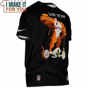 Cincinnati Bengals Who Dey Victory Mascot Graphic T Shirt 2