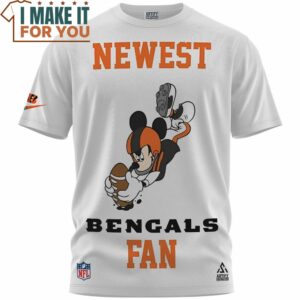 Cincinnati Bengals Mickey Newest Fan T Shirt 4