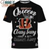 Cincinnati Bengals Queen Classy Sassy And a Bit Smart Assy T-Shirt, Unique Gifts For Bengals Fans