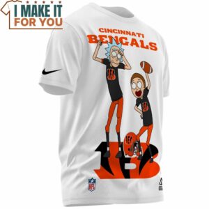 Cincinnati Bengals Rick and Morty True Fan T Shirt 2