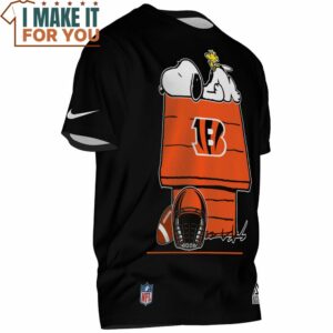 Cincinnati Bengals Snoopy And Woodstock House T Shirt 2