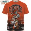 Cincinnati Bengals x Mario Champions Cup 3D T-Shirt, Ultimate Bengals Fan Gift