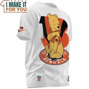 Cincinnati Bengals Winnie the Pooh Fan T Shirt 2