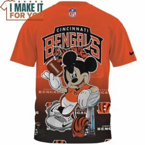Cincinnati Bengals x Mickey Champions Cup Fullprinted T Shirt 2