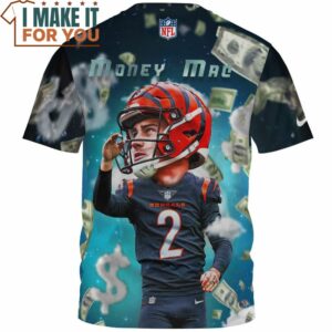 Evan McPherson x Cincinnati Bengals Money Mac Fullprinted T Shirt 2