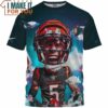 Tee Higgins x Cincinnati Bengals Cool Art fullprinted T-Shirt, Unique Bengals Gifts