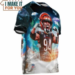 Sam Hubbard x Cincinnati Bengals Cool Art Fullprinted T Shirt 3