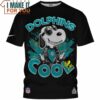 Miami Dolphins Cool Snoopy and Woodstock Big Fan T-Shirt, Miami Dolphins Gifts For Him