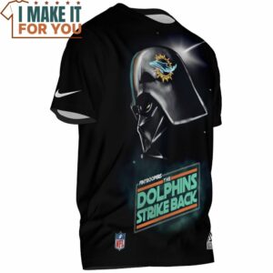 Miami Dolphins Darth Valor The Dolphins Stricke Back T Shirt 2
