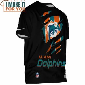 Miami Dolphins Dynamic Logo Graphic T Shirt 2