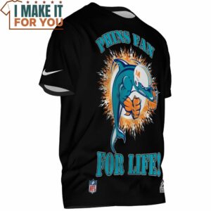 Miami Dolphins Fan For Life Dolphins Helmet T Shirt 2