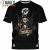 Miami Dolphins Jack Skellington Big Fan T-Shirt, Gift Ideas For Dolphins Fan