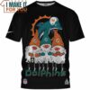Miami Dolphins Lucky Gnomes Big Fan T-Shirt, Gifts For Dolphins Fans