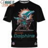 Miami Dolphins Mandalorian And Baby Yoda Big Fan T-Shirt, Nfl Dolphins Gifts