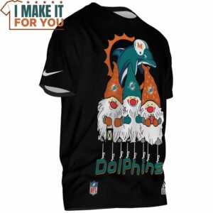 Miami Dolphins Lucky Gnomes Big Fan T Shirt 2