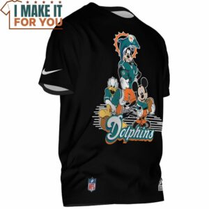 Miami Dolphins Mickey And Friends Team Up T Shirt 2