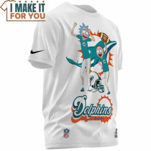 Miami Dolphins Rick And Morty Game Day T Shirt 2