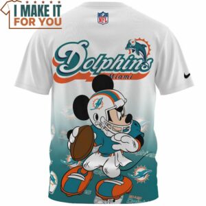 Miami Dolphins x Mickey Game Day Fullprinted T Shirt 2