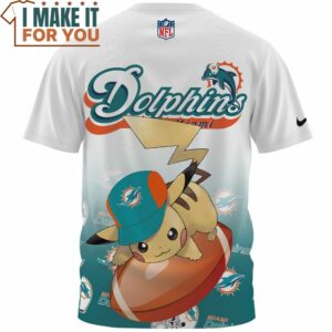 Miami Dolphins x Pikachu Football Lover T Shirt 2