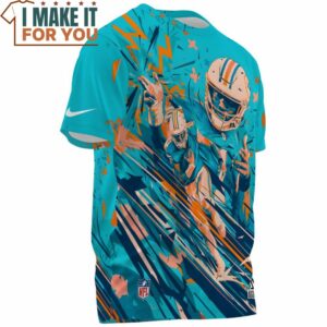 Tua Tagovailoa x Miami Dolphins Cool Art Fullprinted T Shirt 3