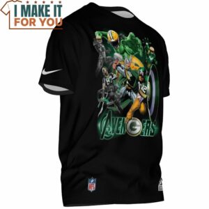 Green Bay Packers Avengers Team Up T Shirt 2
