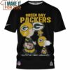Green Bay Packers Charlie Brown And Snoopy Game Day T-Shirt, Packers Gifts