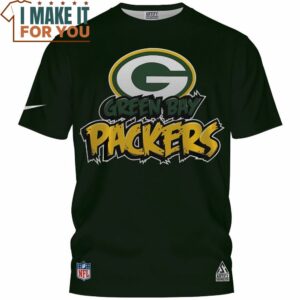 Green Bay Packers Damn Right I Am Packers Fan Win or Lose Skull Graphic T Shirt 2