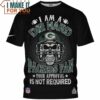 Green Bay Packers NFL Helmet Skull Im Die Hard Packers Fan T-Shirt, Best Gift For A Packers Fan