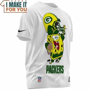 Green Bay Packers Spongebob Game Day T Shirt 2