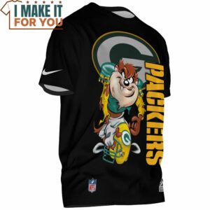 Green Bay Packers Tasmanian Devil NFL Player T Shirt 2