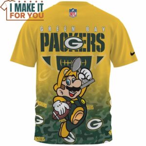 Green Bay Packers x Mario Champions Cup 3D T Shirt 2