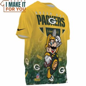 Green Bay Packers x Mario Champions Cup 3D T Shirt 3