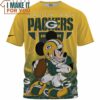 Green Bay Packers x Mickey NFL Player Fullprinted T-Shirt, Green Bay Packers Gifts For Him