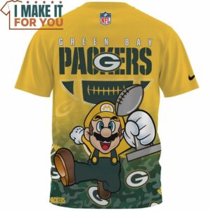 Green Bay Packers x Mario Champions Cup Pull Over Printed Shirt 2
