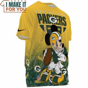 Green Bay Packers x Mickey NFL Player Fullprinted T Shirt 3