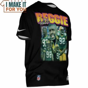 Reggie White x Green Bay Packers Vintage T Shirt 2
