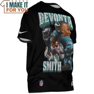 Devonta Smith x Philadelphia Eagles Vintage T Shirt 2 1