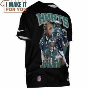 Jalen Hurts x Philadelphia Eagles Retro T Shirt 2 1