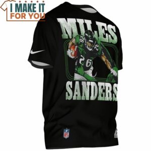 Miles Sanders x Philadelphia Eagles black T Shirt 3 1