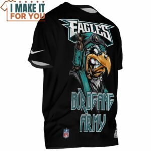 Philadelphia Eagles Bird Gang Army Vintage T Shirt 2